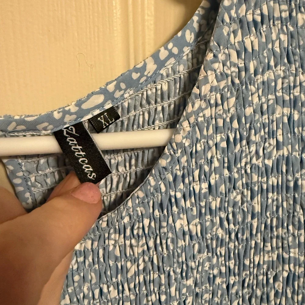 Elegant Blue Maxi Dress - Picture 4 of 6